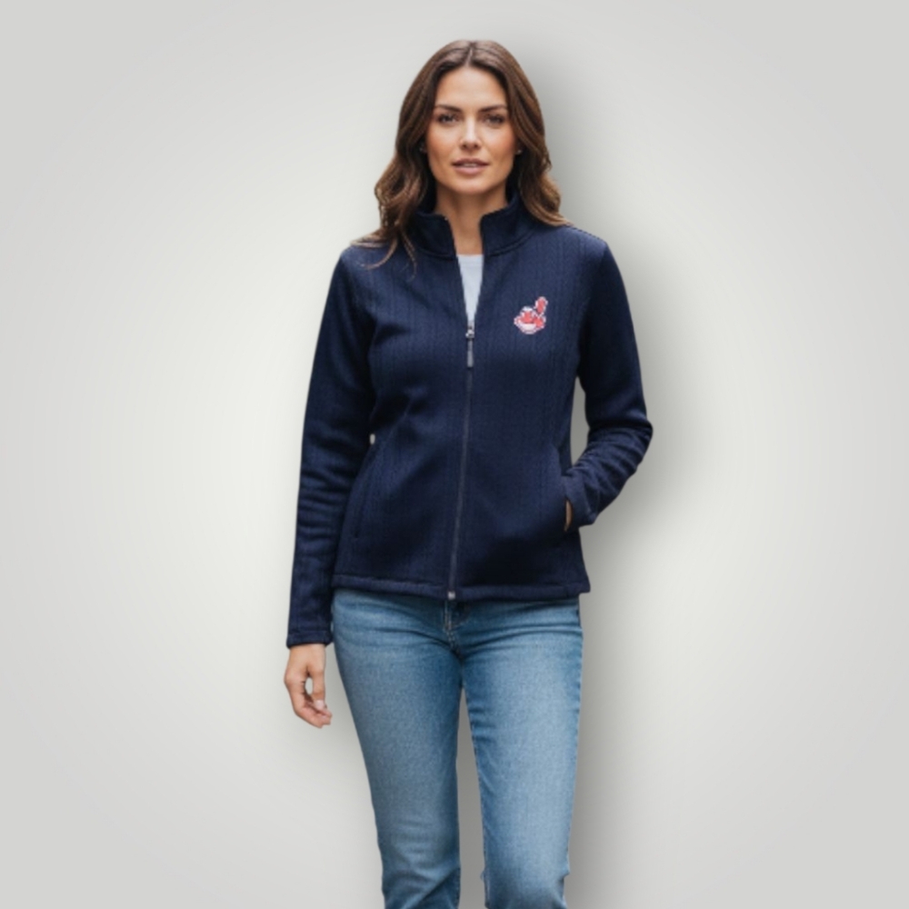 Cleveland Indians Chief Wahoo Full Zip Jacket GIII Sports by Carl Banks XL